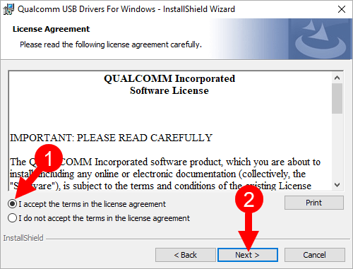 Qualcomm HS-USB QDLoader 9008 Driver Terms